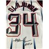 Image 2 : HAKEEM OLAJUWON SIGNED HOUSTON ROCKETS MITCHELL AND NESS JERSEY (BECKETT COA)