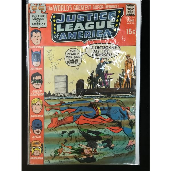 DC COMICS JUSTICE LEAGUE OF AMERICA NO.90