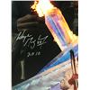 Image 2 : LTD. EDITION WAYNE GRETZKY SIGNED AND CUSTOM FRAMED OLYMPIC DISPLAY 20 X 24 (JSA COA)