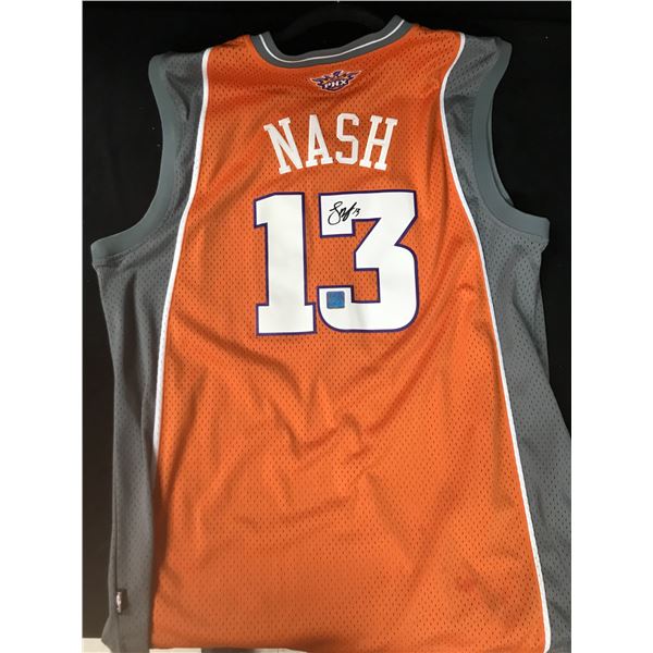 STEVE NASH SIGNED PHOENIX SUNS BASKETBALL JERSEY (GCG HOLO)