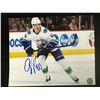 Image 1 : ELIAS PETTERSSON SIGNED VANCOUVER CANUCKS 8 X 10 (KB COA)