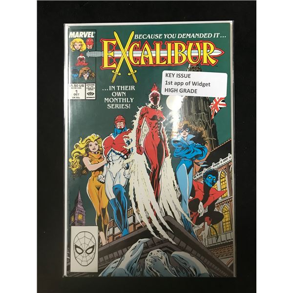 MARVEL COMICS NO.1 EXCALIBUR (1ST APP OF WIDGET)