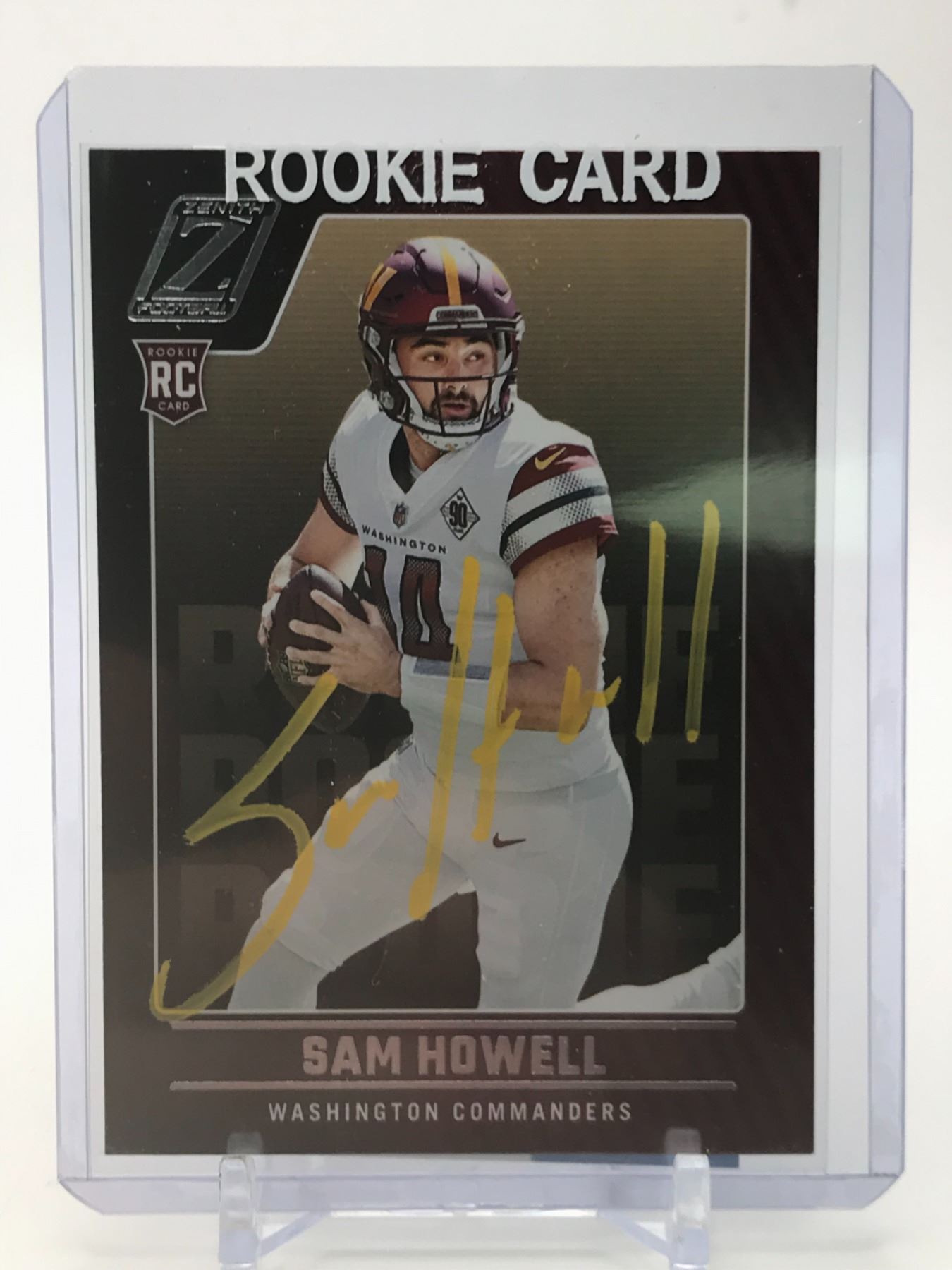 SAM HOWELL ZENITH ROOKIE CARD SIGNED DIRECT COA
