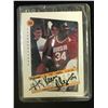 Image 1 : HAKEEM OLAJUWON SIGNED BASKETBALL CARD