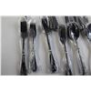 Image 2 : Black Unused Stainless Steel Cutlery Set - NOS