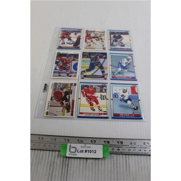 (9) Assorted NHL Rookies and All Stars - MacKinnon, Sundin, Sakic, etc.