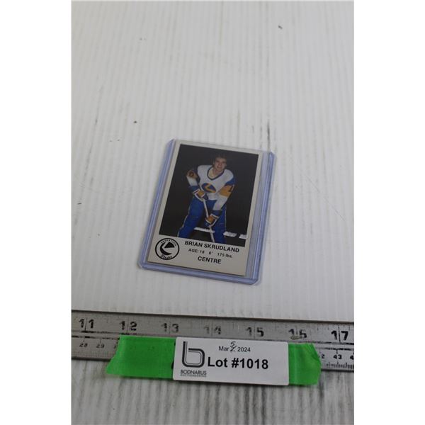 Brian Skrudland Blades Rookie