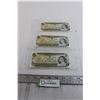 Image 1 : (3) 1973 Uncirculated Sequential $1 Canadian Bills