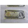 Image 3 : (3) 1973 Uncirculated Sequential $1 Canadian Bills