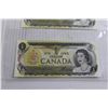 Image 4 : (3) 1973 Uncirculated Sequential $1 Canadian Bills