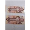 Image 3 : (5) 1986 Uncirculated Sequential $2 Canadian Bills