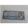 Image 4 : 1954 $5 Canadian Bill, 1986 $2 Bill, 1973 $1 Bill