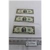 Image 1 : (3) 2017 Uncirculated Sequential $2 American Bills