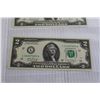 Image 3 : (3) 2017 Uncirculated Sequential $2 American Bills