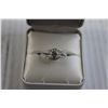 Image 2 : Sterling Silver Cubic Zirconia Ring - Size 8.5