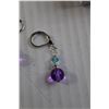 Image 3 : Purple Earrings and Necklace