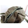 Image 6 : Vintage Canadian Army Duffel Bag - Zipper OK, (2) Air Force Knee Boards, Sleep Sack, (2) Grey Army E