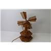 Image 3 : Wood Art Windmill Lamp (not working)