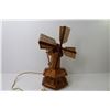 Image 5 : Wood Art Windmill Lamp (not working)