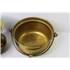 Image 2 : Bass Pot w/Handle - Brass Spittoon w/Wells Fargo Crest
