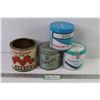Image 1 : (3) Player's Tobacco Tins (1) Nabob Strawberry Jam Tin