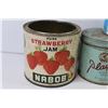 Image 2 : (3) Player's Tobacco Tins (1) Nabob Strawberry Jam Tin