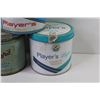 Image 4 : (3) Player's Tobacco Tins (1) Nabob Strawberry Jam Tin