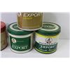 Image 3 : (3) Export Tabacco Tins - (1) Sweet Caporal Tabacco Tin