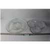 Image 1 : (2) Glass Divided Serving Trays