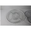 Image 3 : (2) Glass Divided Serving Trays