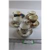 Image 1 : (5) Assorted Teacups w/ Matching Saucers