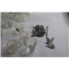 Image 5 : Angel Ornaments, Glass Bowl, Shot Glasses, Assorted Glassware