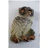 Image 2 : (2) Chalkware Owls