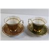 Image 2 : (5) Matching Teacups and Saucers