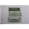 Image 5 : (3) Canadian $1 Bills