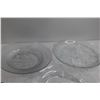 Image 4 : (5) Glass Plates, Pedestal Dish