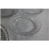 Image 5 : (5) Glass Plates, Pedestal Dish