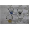 Image 2 : Glass Cream and Sugar Set, (4) Glasses, (7) Shot Glasses