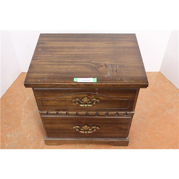 *2-Drawer Nightstand - 21 1/4" x 16" x 22 1/2" High