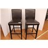 Image 1 : *(2) Padded Bar Chairs - 30" High to the Seat, 45" Tall