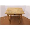 Image 1 : *Wooden Table with Drawer - 27" x 20" x 28" High