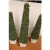 Image 3 : *(3x Bid Price) (3) Artificial Potted Trees - Tallest Measures 49"