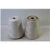 Image 5 : Janet Basket (cloth w/metal support & handles) - (2) Cansew Fine Spools - Canada Case - Polishing Mi