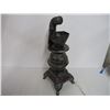 Image 2 : Ceramic Pot Belly Stove Lamp 21.5" Tall-working