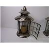 Image 2 : (2) Outdoor Hanging Candle Lanterns approx. 12" Tall