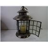 Image 3 : (2) Outdoor Hanging Candle Lanterns approx. 12" Tall