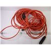 Image 1 : Heavy Duty Outdoor Extension Cord, Orange-looks to be 100ft.