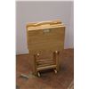 Image 1 : *(4) TV Trays w/ Holder