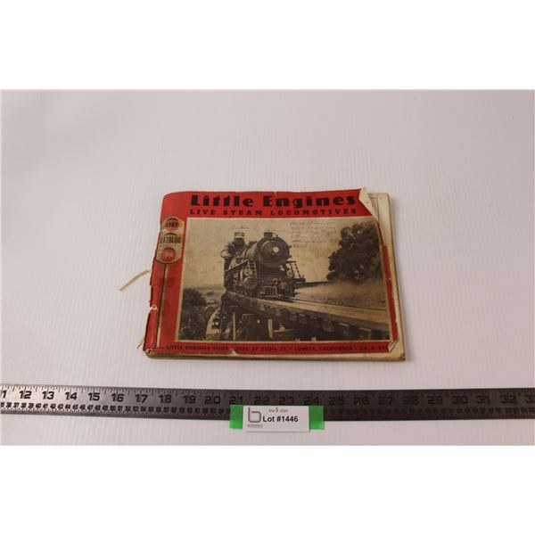 Vintage 11962 Little Engines Live Steam Catalog (As Seen