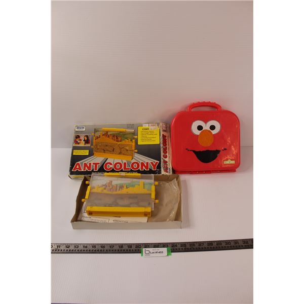 Vintage Irwin Ant Colony & Elmo Letter Learning Set